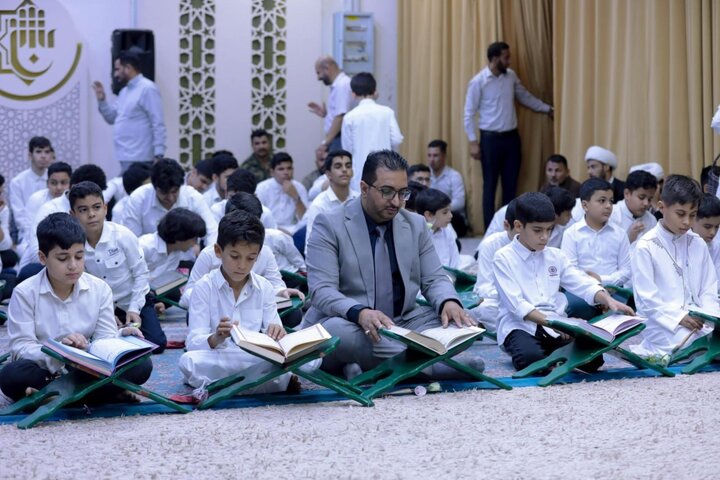 تقرير مصور/ إقامة محفل قرآنيًّ لطلبة مشروع حفظ القرآن الكريم في كربلاء