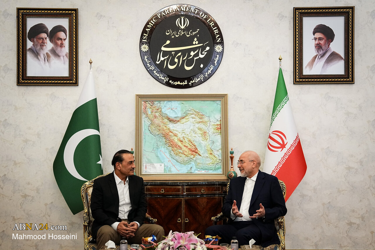 دیدار عاصم منیر با محمدباقر قالیباف