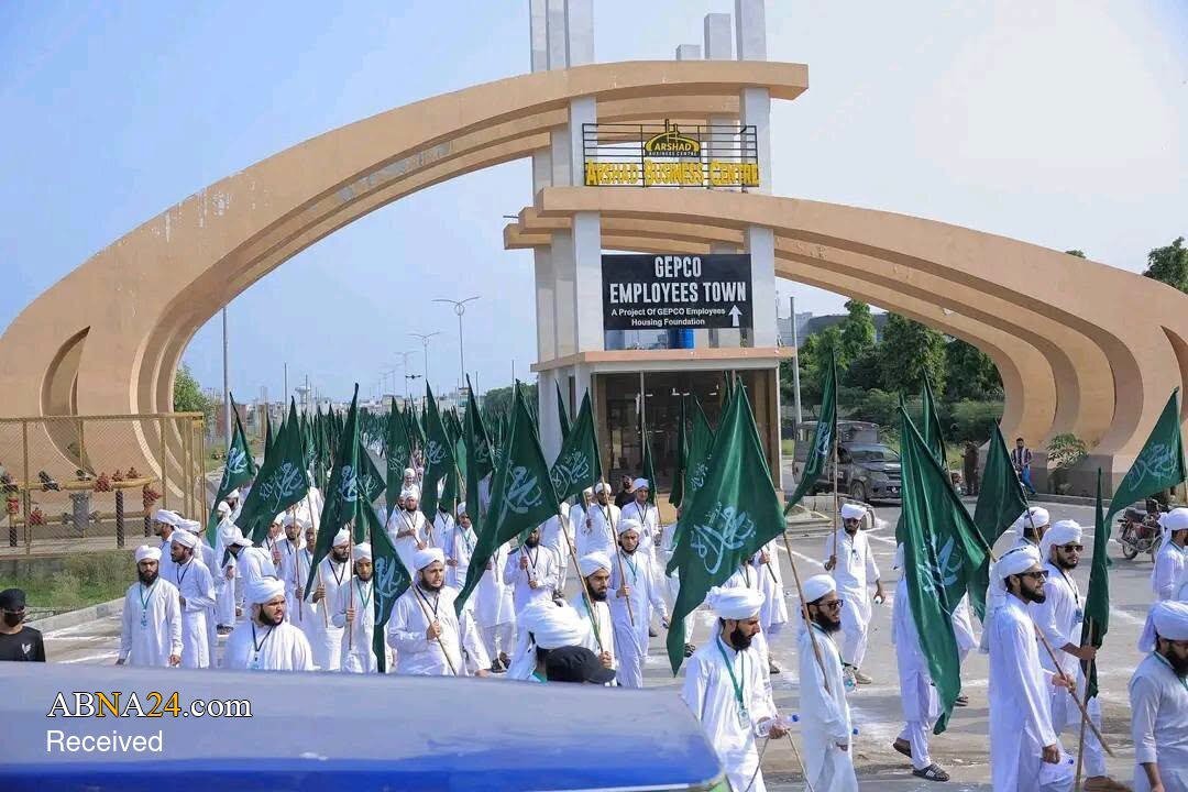 পাকিস্তানের গুজরানওয়ালায় মহানবী হযরত মুহাম্মদ (সা.)-এর জন্মবার্ষিকী উদযাপন।