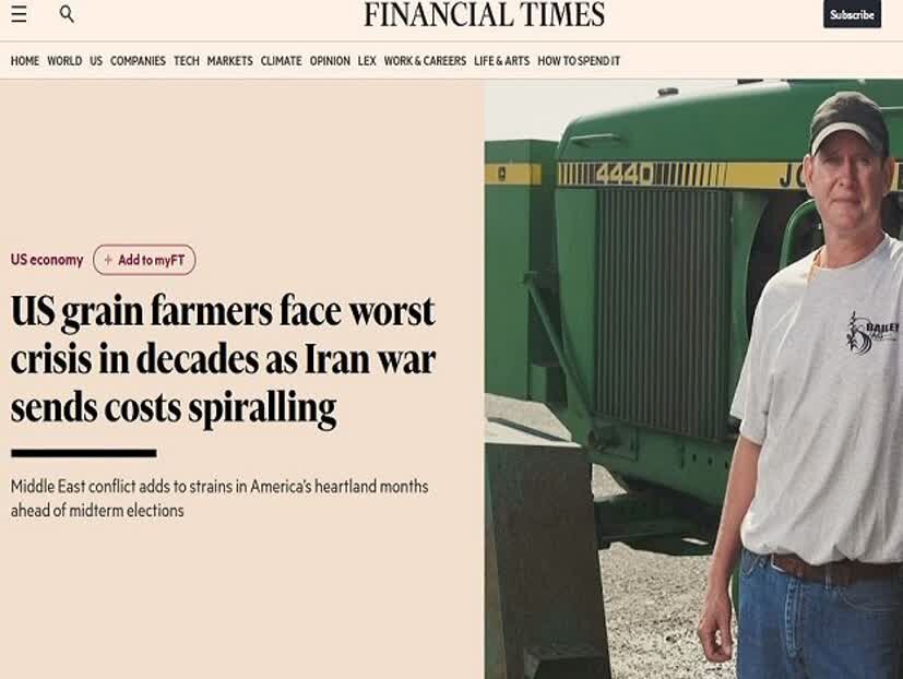 Financial Times: Pinalala ng Digmaan Laban sa Iran ang Krisis ng mga Magsasaka sa US