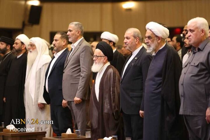 تقرير مصور/ الحشد الشعبي يقيم مراسم أربعينية الدفن للشهيد القائد السيد الخامنئي (ره) في بغداد