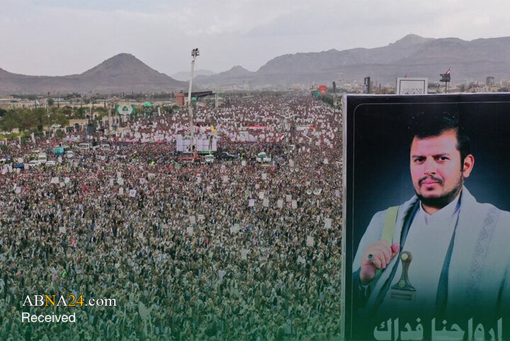 تجمع میلیونی یمنی‌ها در مراسم باشکوه میلاد پیامبر(ص) در صنعا