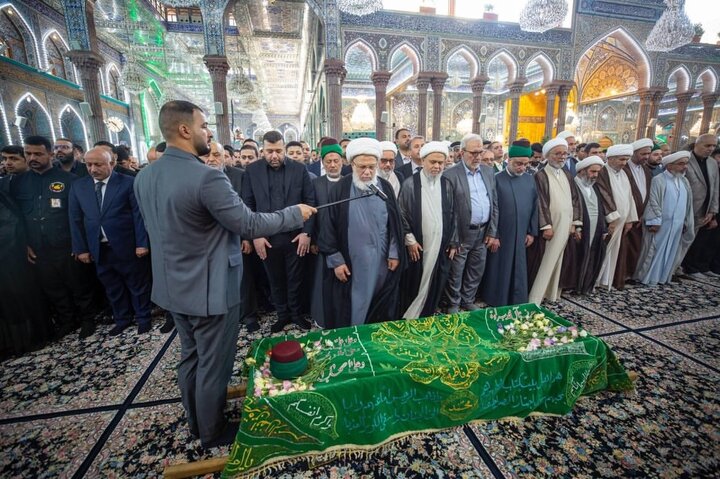 عکس خبری/ تشییع پیکر تولیت سابق آستان مقدس امام حسین(ع)