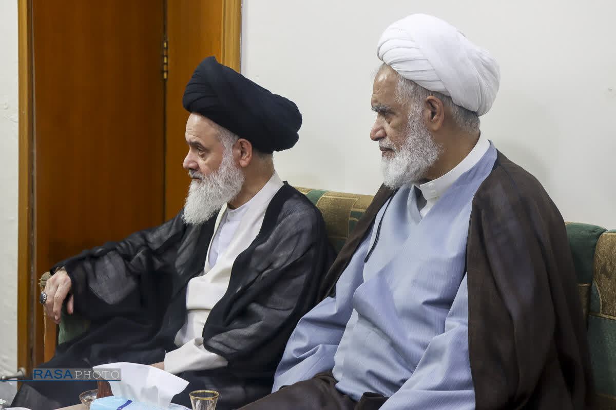 دیدار هیئت اعزامی مقام معظم رهبری با علمای نجف اشرف + تصاویر