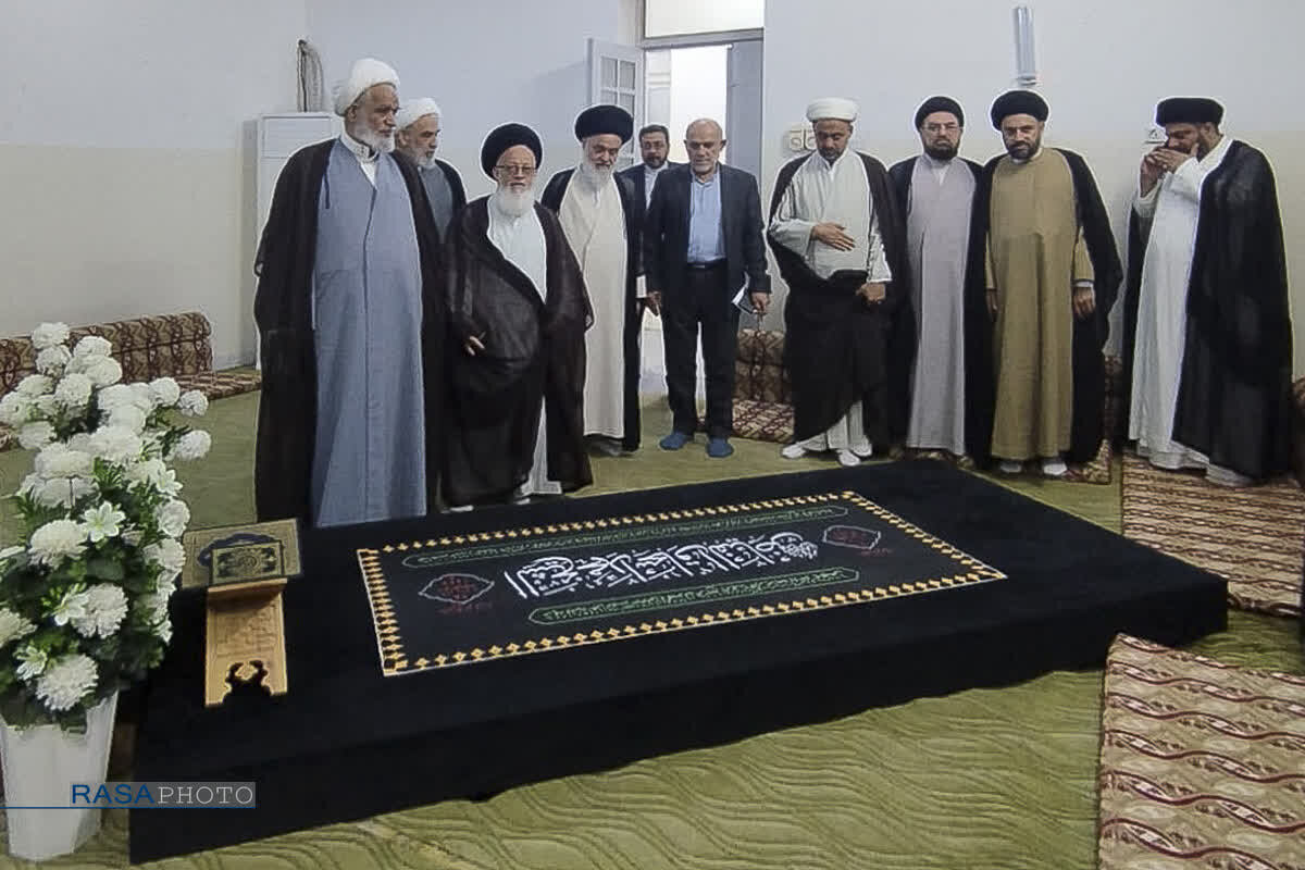 دیدار هیئت اعزامی مقام معظم رهبری با علمای نجف اشرف + تصاویر