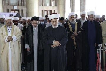 عکس خبری/ اقامه نماز وحدت در چهلمین کنفرانس بین المللی وحدت اسلامی