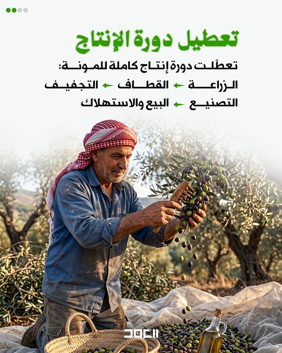 إنفوغرافيك/ الكيان الصهيوني تمارس الإبادة الزراعية في جنوب لبنان