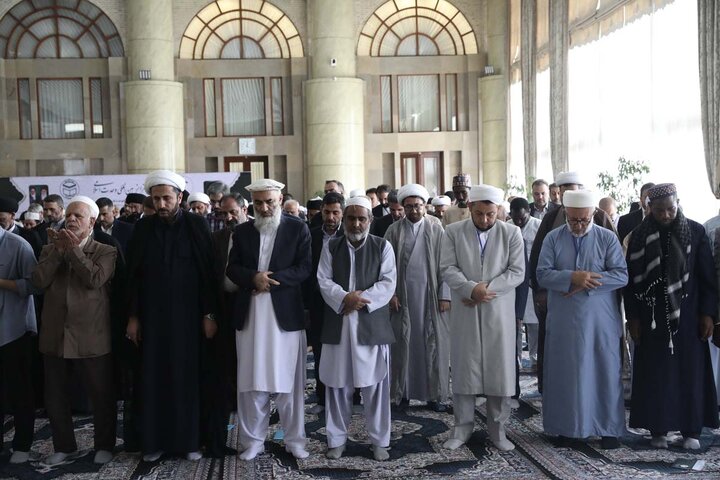 عکس خبری/ اقامه نماز وحدت در چهلمین کنفرانس بین المللی وحدت اسلامی