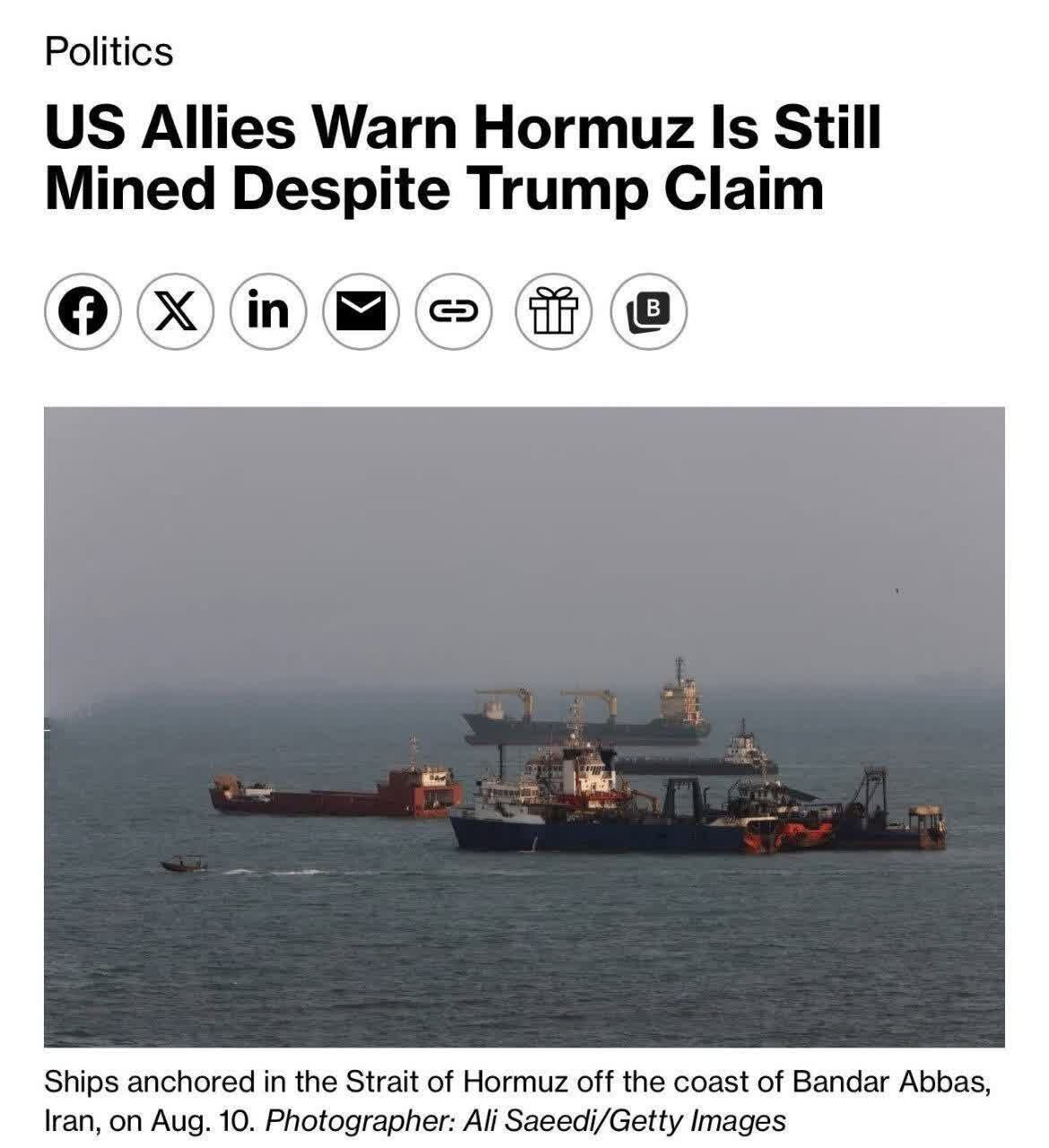 Kinontra ng Bloomberg ang Pag-aangkin ni Trump