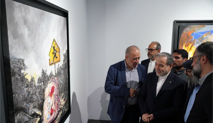 گزارش تصویری/ افتتاحیه نمایشگاه گروهی «مدرسه میناب»