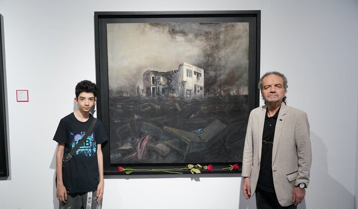 گزارش تصویری/ افتتاحیه نمایشگاه گروهی «مدرسه میناب»