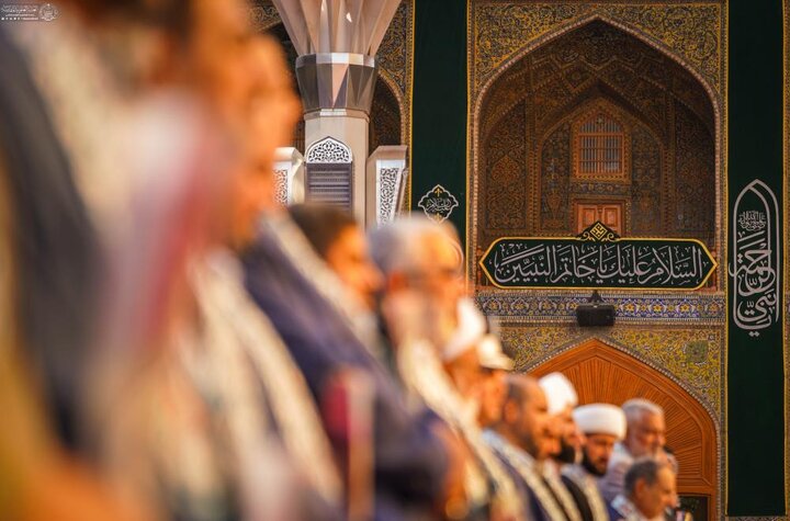 تقرير مصور/ مراسم انطلاق فعاليات أسبوع الصادقين الدولي الخامس في حرم أمير المؤمنين(ع)