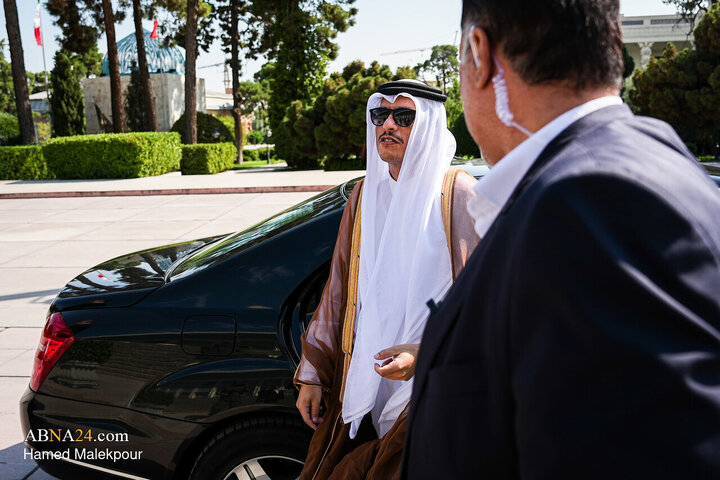 دیدار نخست وزیر قطر با محمدباقر قالیباف