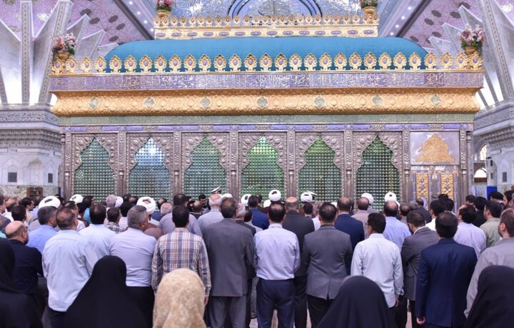 گزارش تصویری/ تجدید میثاق مسئولان سازمان اوقاف با آرمان‌های امام راحل(ره)