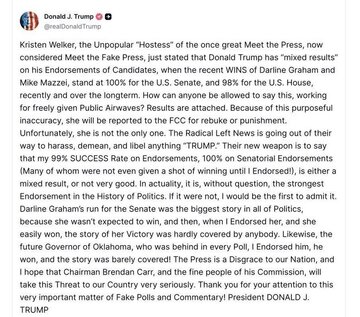Panawagan ni Trump na Parusahan ang TV Host