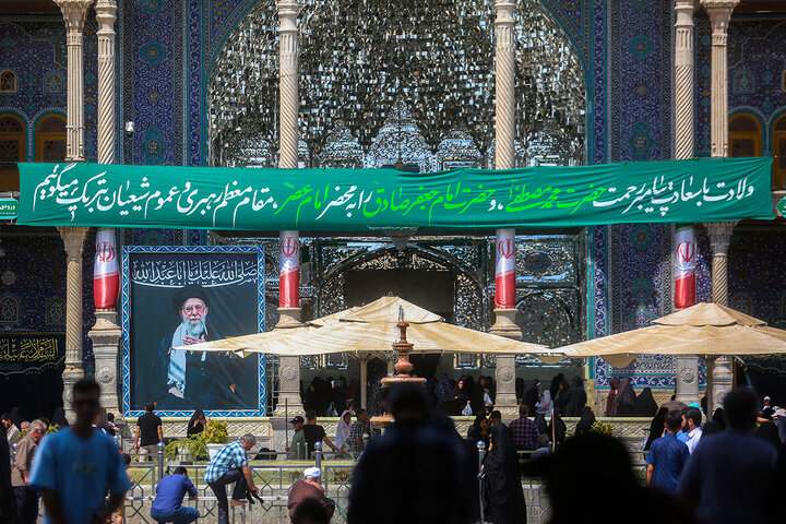 حرم حضرت معصومه (س) در روز میلاد پیامبر مهربانی