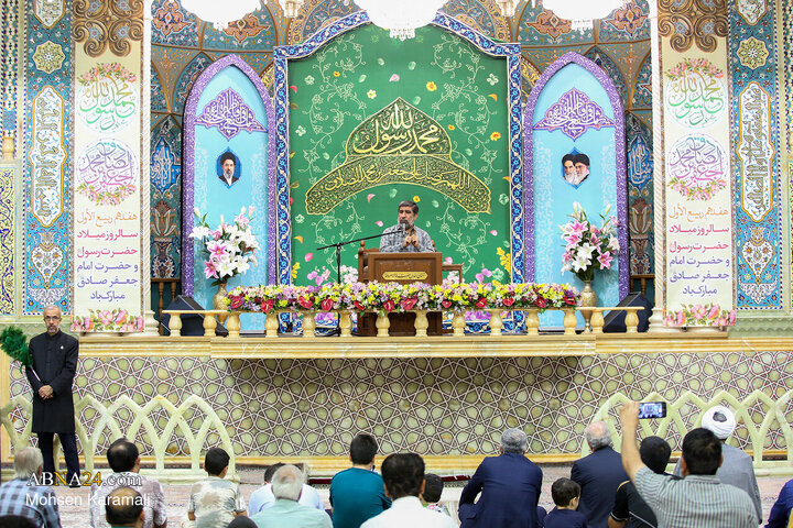 بزرگداشت دولتمردان شهید در حرم مطهر بانوی کرامت