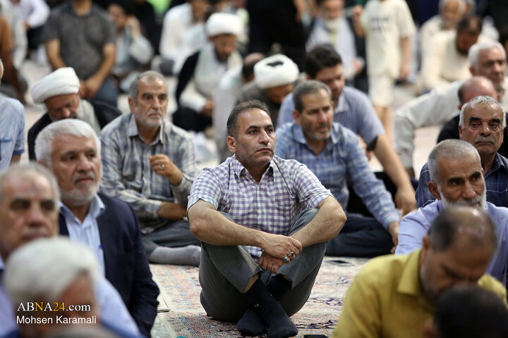 بزرگداشت دولتمردان شهید در حرم مطهر بانوی کرامت