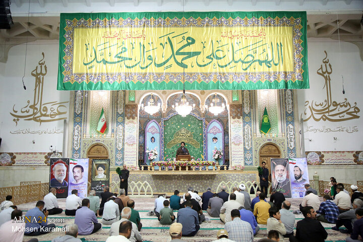 بزرگداشت دولتمردان شهید در حرم مطهر بانوی کرامت
