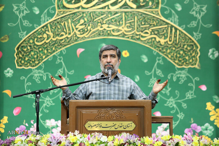بزرگداشت دولتمردان شهید در حرم مطهر بانوی کرامت