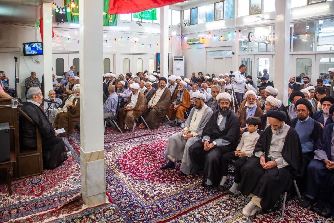 برگزاری جشن میلاد رسول اکرم(ع) و عمامهگذاری طلاب با حضور آیتالله فاضل لنکرانی + تصاویر
