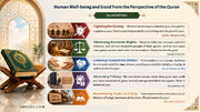 Infographic: Human Good and welfare of man in social life; Quran's recommendations for building valid society