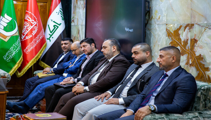 تقرير مصور/ ممثل المرجعية يشيد بجهود كوادر قسم الإعلام في العتبة الحسينية لتغطيتهم زيارات محرم وصفر