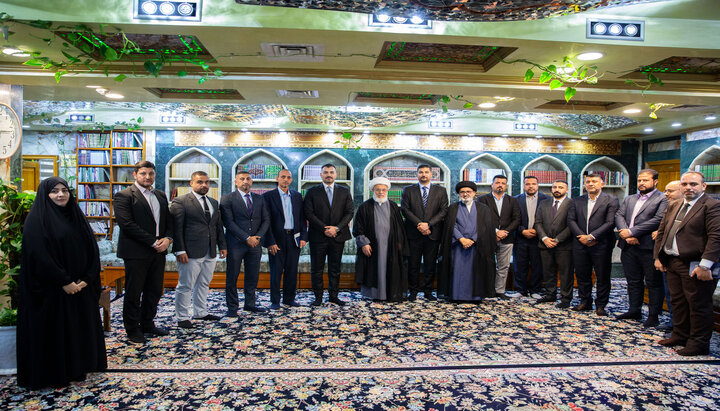تقرير مصور/ ممثل المرجعية يشيد بجهود كوادر قسم الإعلام في العتبة الحسينية لتغطيتهم زيارات محرم وصفر