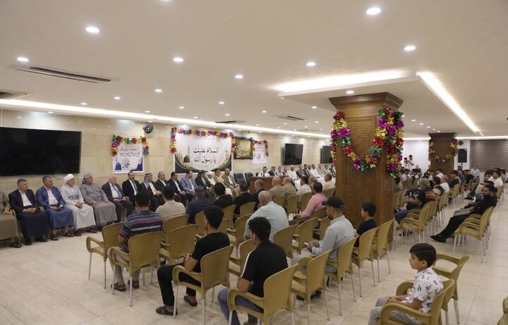 تقرير مصور/ العتبة الحسينية تقيم حفلا بهيجا بذكرى المولد النبوي الشريف في إقليم كردستان العراق
