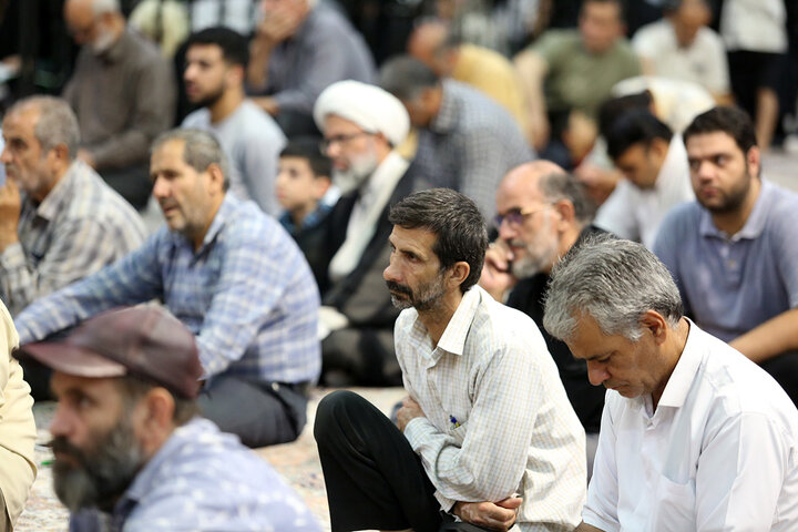 بزرگداشت دولتمردان شهید در حرم مطهر بانوی کرامت