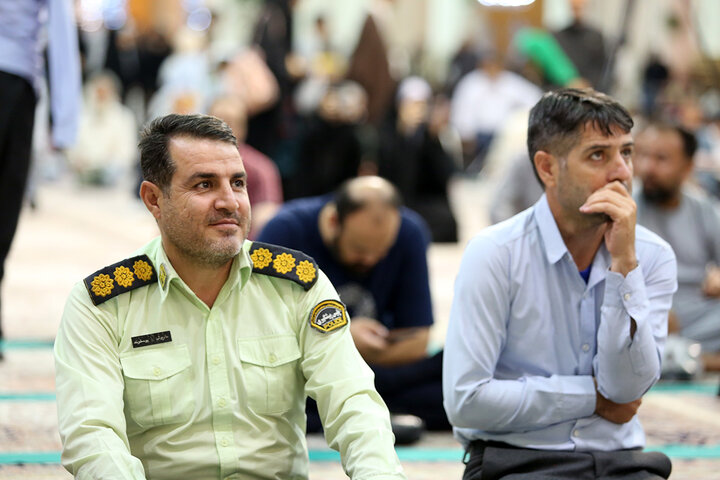 بزرگداشت دولتمردان شهید در حرم مطهر بانوی کرامت