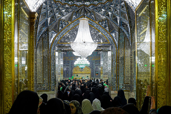 Photos: Imam Reza Holy Shrine on eve of birth of the Holy Prophet (PBUH) and Imam Sadiq (a.s.)