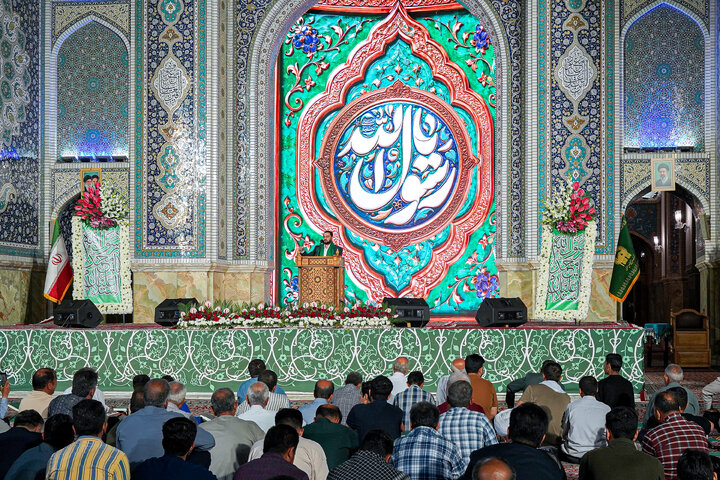 Photos: Imam Reza Holy Shrine on eve of birth of the Holy Prophet (PBUH) and Imam Sadiq (a.s.)