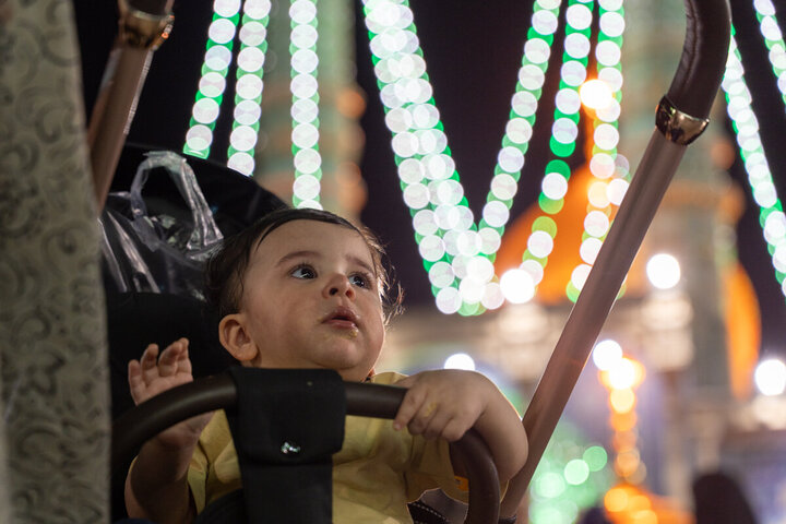Informe fotográfico | El ambiente en el Santuario de la Excelencia Fátima Masuma (PB) en la noche del 17 de Rabi al-Awwal