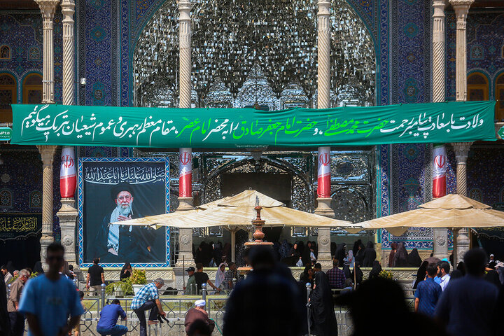 Photos: Hazrat Masoumeh Holy Shrine on birth of Prophet Muhammad, Imam Sadiq