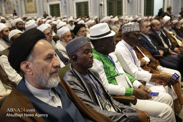 آیین اختتامیه کنفرانس وحدت اسلامی در حرم مطهر رضوی - ۲