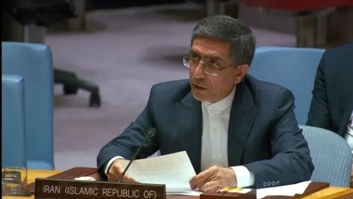 Iran's UN envoy condemns US attack on Larak Island in letter to Security Council