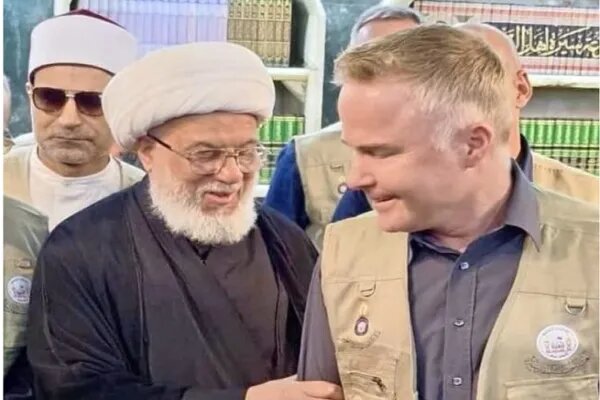 German Civil Activist Visits Imam Hussein Shrine in Karbala