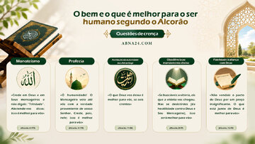 O bem e o melhor para o ser humano na fé e na servidão a Deus; aquilo que o Alcorão considera melhor para a felicidade espiritual