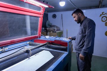توظيف التقنيات الحديثة في تصميم وتنفيذ أعمال النجارة لمشاريع العتبة العباسیة