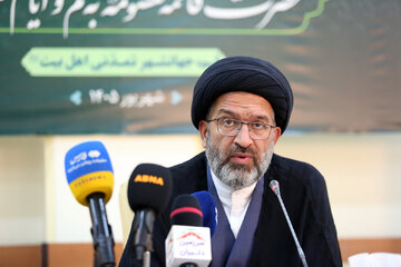 نشست خبری تشریح برنامه‌های حرم مطهر بانوی کرامت در ایام معصومیه برگزار شد