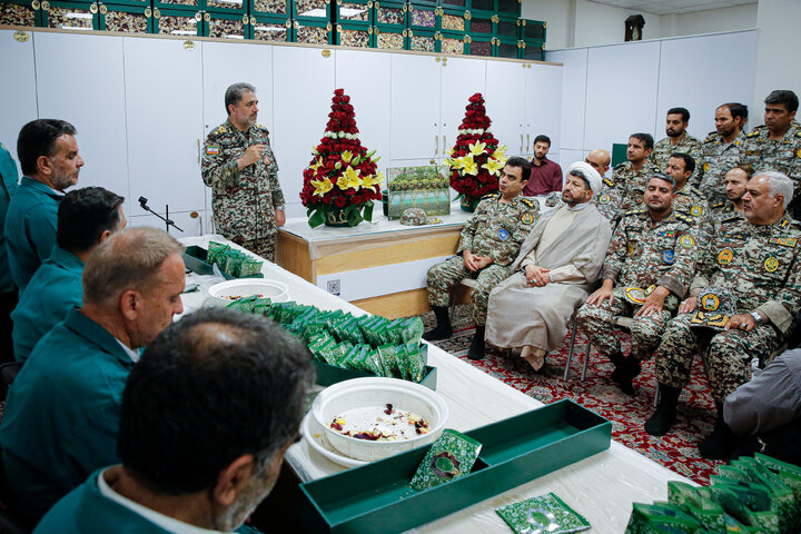 Photos: Commander of Iran Army Air Defense Force visits Imam Reza Holy Shrine