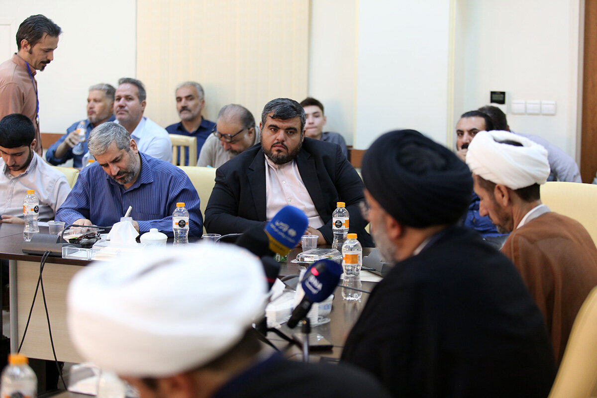 نشست خبری تشریح برنامه‌های حرم مطهر بانوی کرامت در ایام معصومیه برگزار شد