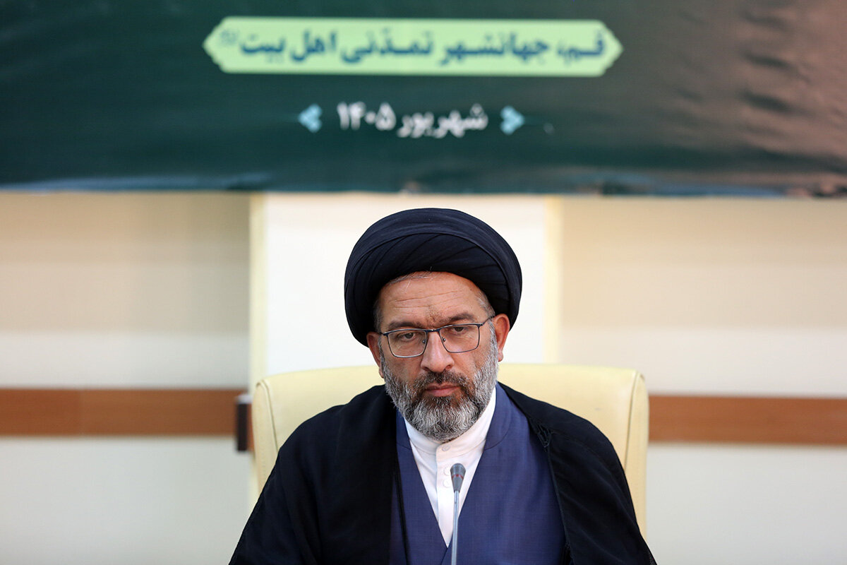 نشست خبری تشریح برنامه‌های حرم مطهر بانوی کرامت در ایام معصومیه برگزار شد