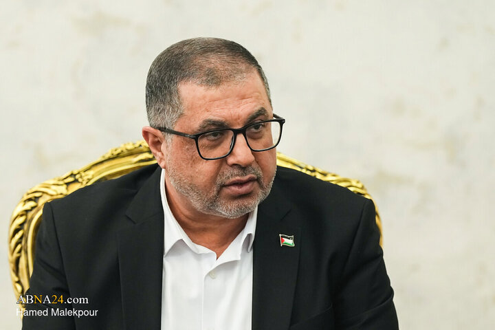 دیدار مسئول ارتباطات اسلامی جنبش حماس با محمد باقر قالیباف