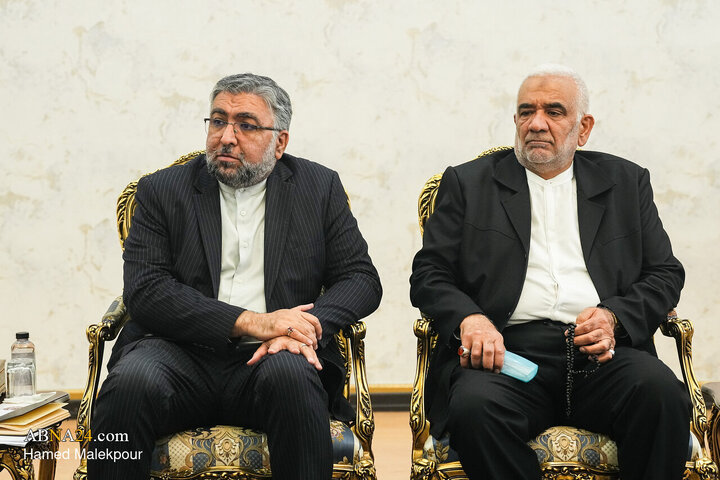 دیدار مسئول ارتباطات اسلامی جنبش حماس با محمد باقر قالیباف
