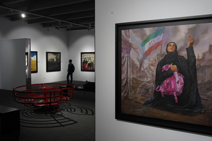 گزارش تصویری/ نمایشگاه «مدرسه میناب»