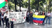 Venezolanos protestan en Caracas contra reanudación de vínculos con Israel