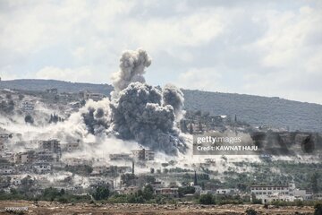 ویدیو | برخاستن دود از جنوب لبنان پس از حملات اسرائیل