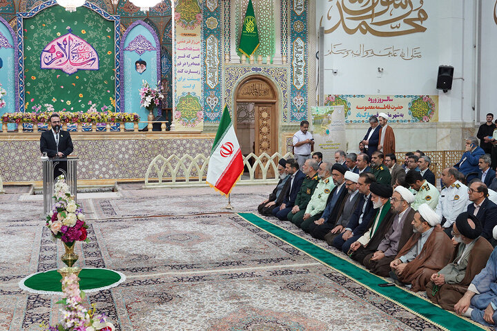 Photos: "Khotbeh Khani" ritual on anniversary of Hazrat Fatemeh Masoumeh's arrival in Qom